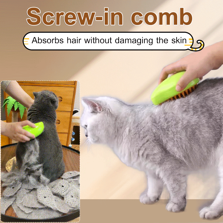 New pet one click spray anti flying hair spray comb