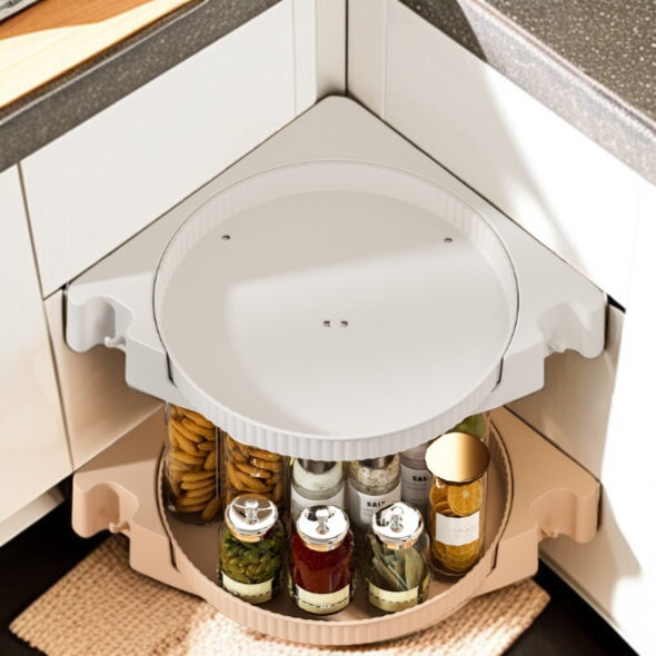 調味料を収納したスパイスラックの使用例