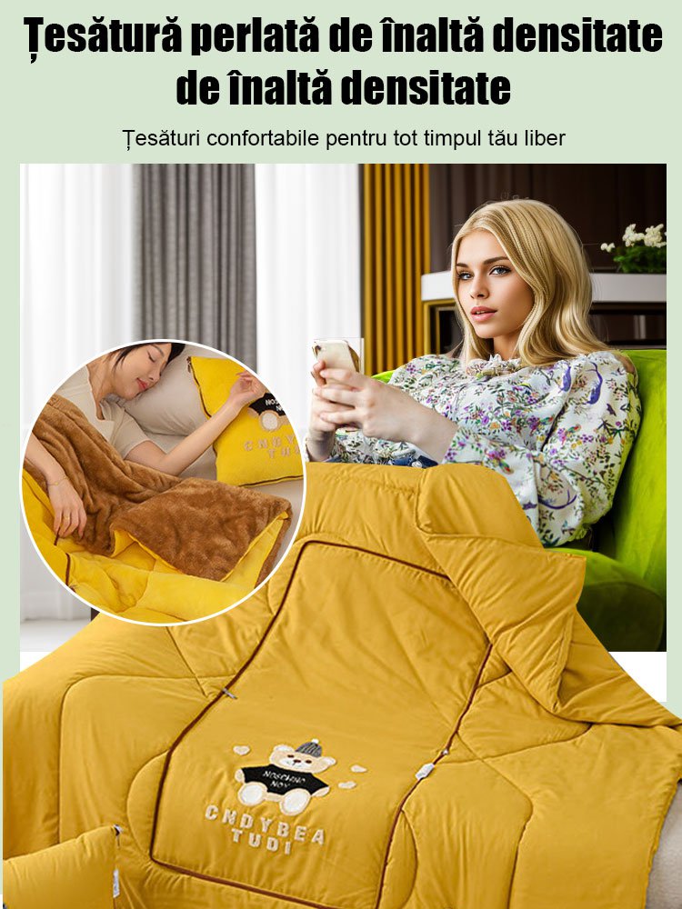 Pernă multifuncțională 2 în  1 pentru pernă Quilt