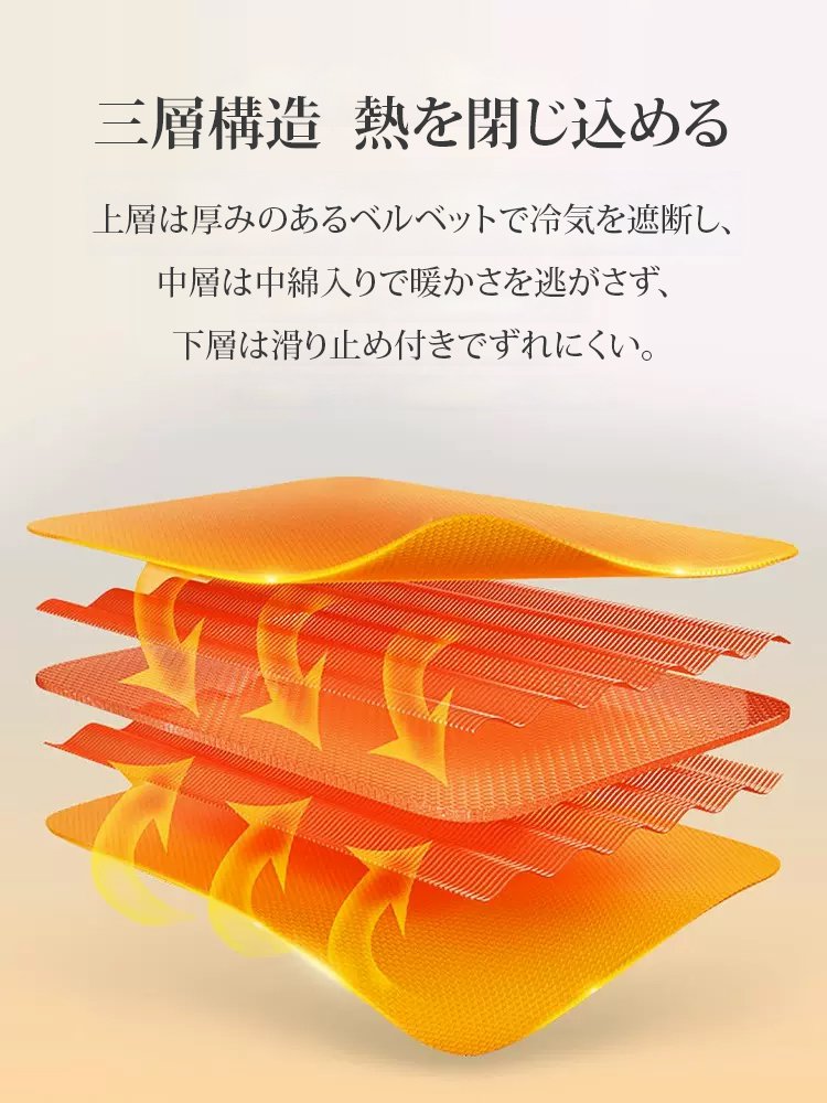 ベルベット敷きパッド