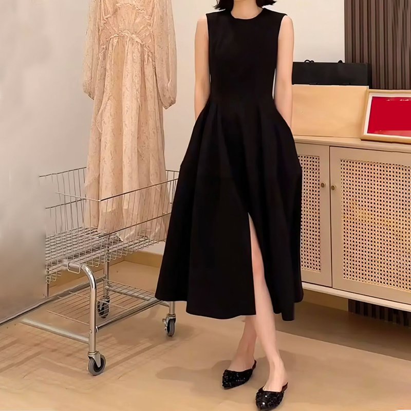 ロングスリットワンピース