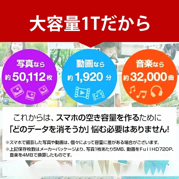 ポータブルハードディスク