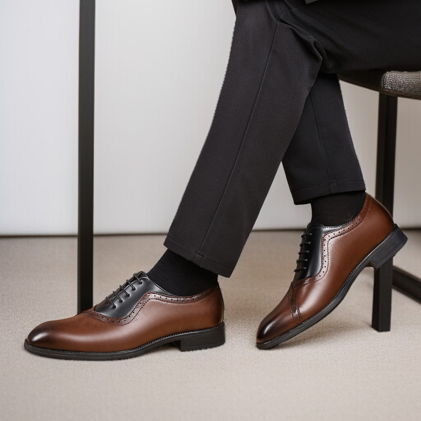 大きいサイズ メンズ フォーマル レザー オックスフォードシューズ 
