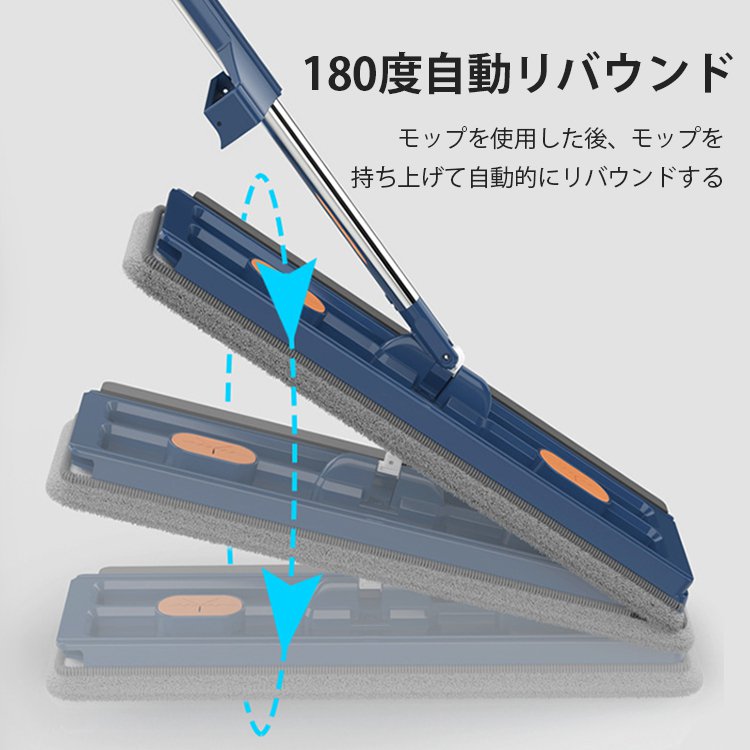 新型手洗い不要モップ