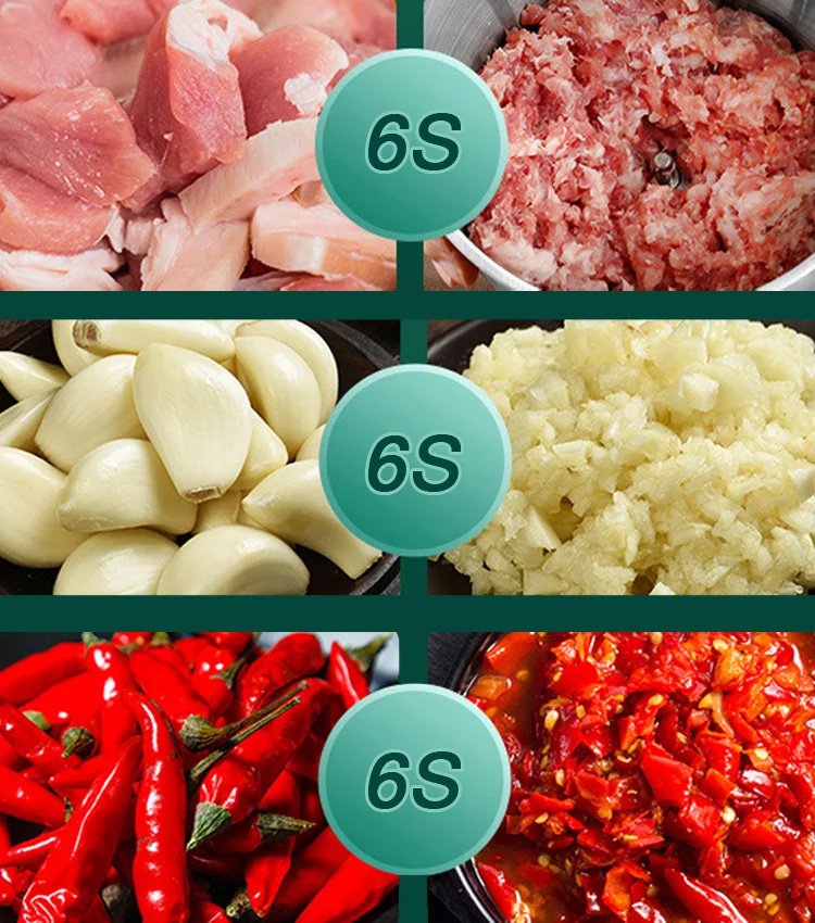 Elektrischer Fleischwolf aus Edelstahl