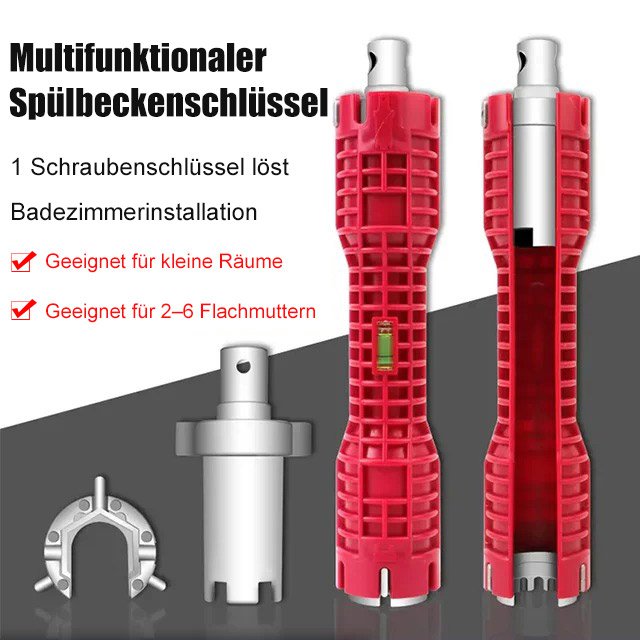 Multifunktionaler Spülbeckenschlüssel