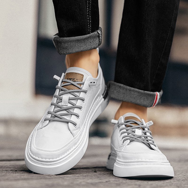 お洒落本革スニーカー