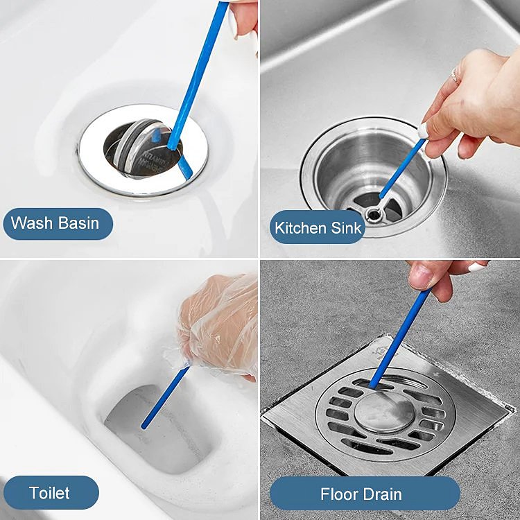 Pipe dredging and cleaning stick