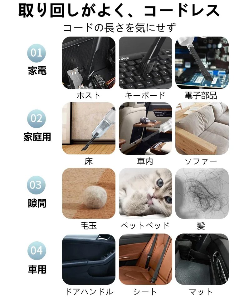 【ドイツ新世代】車用掃除機