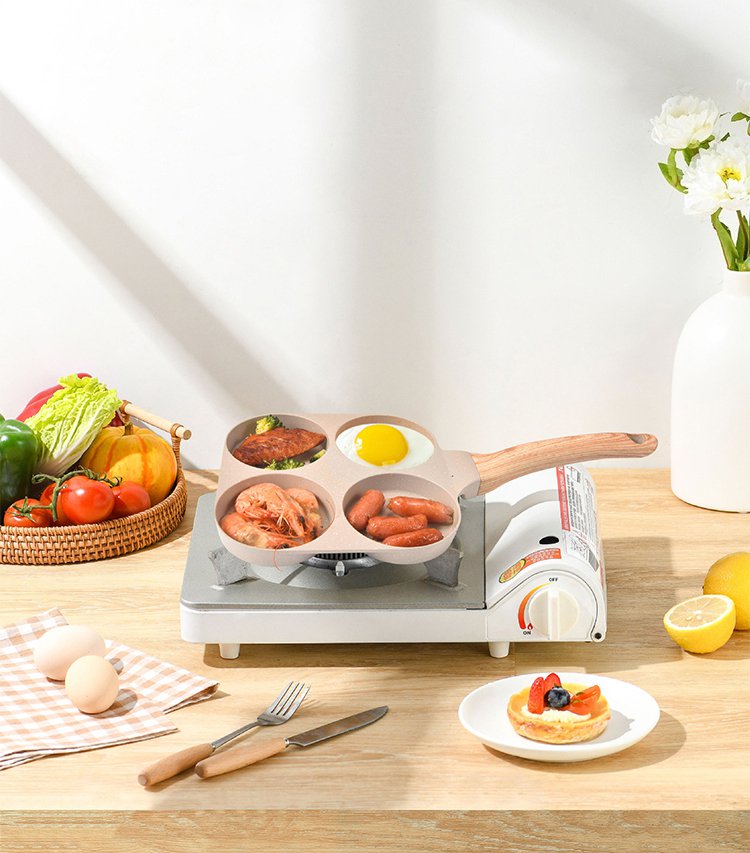 Ergonomischer Griff der Steak Bratpfanne