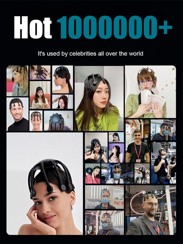 360 Degree 5-Dimensional Head Massager