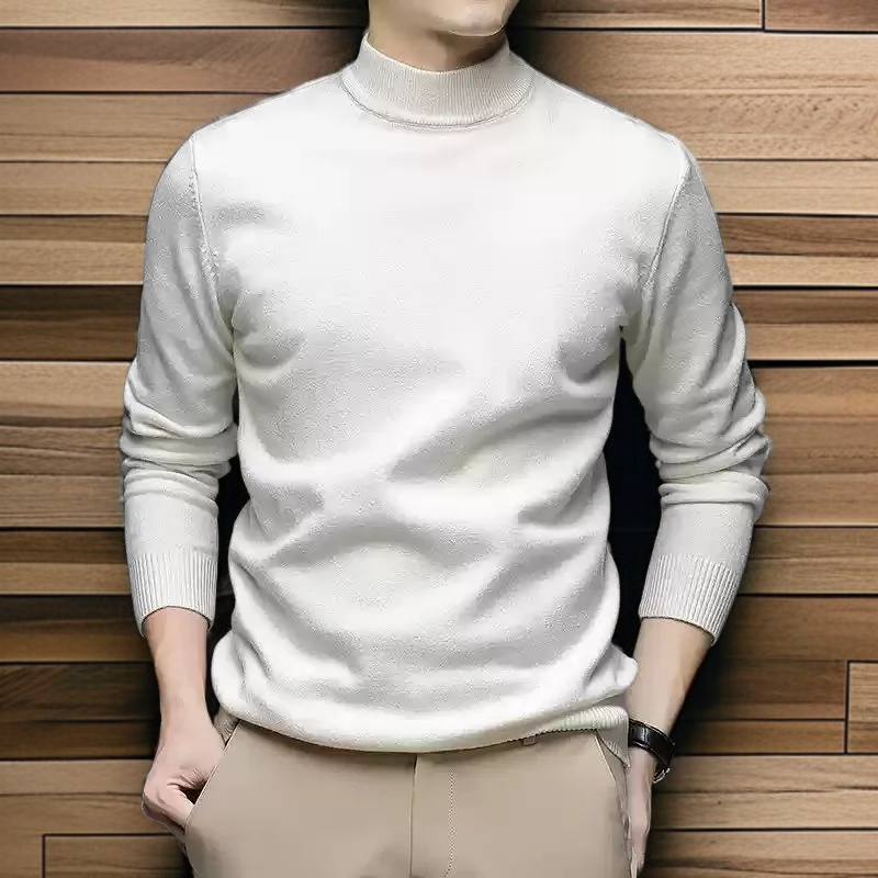 남성용 따뜻한 긴팔 니트