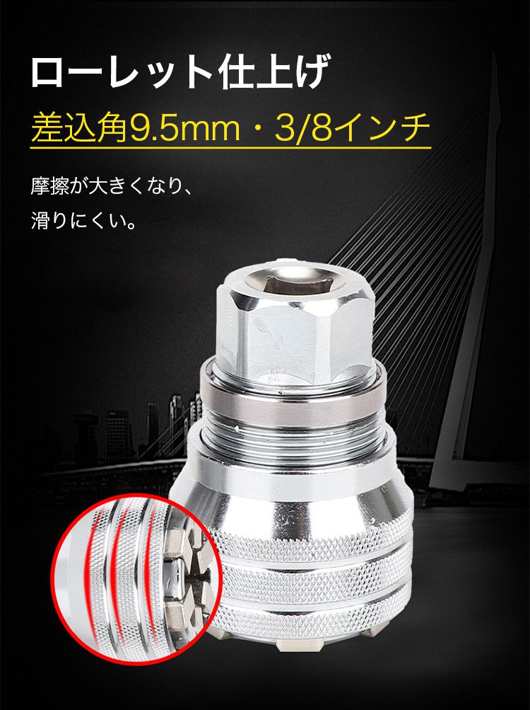 プロの現場で活躍するマジックソケットレンチ