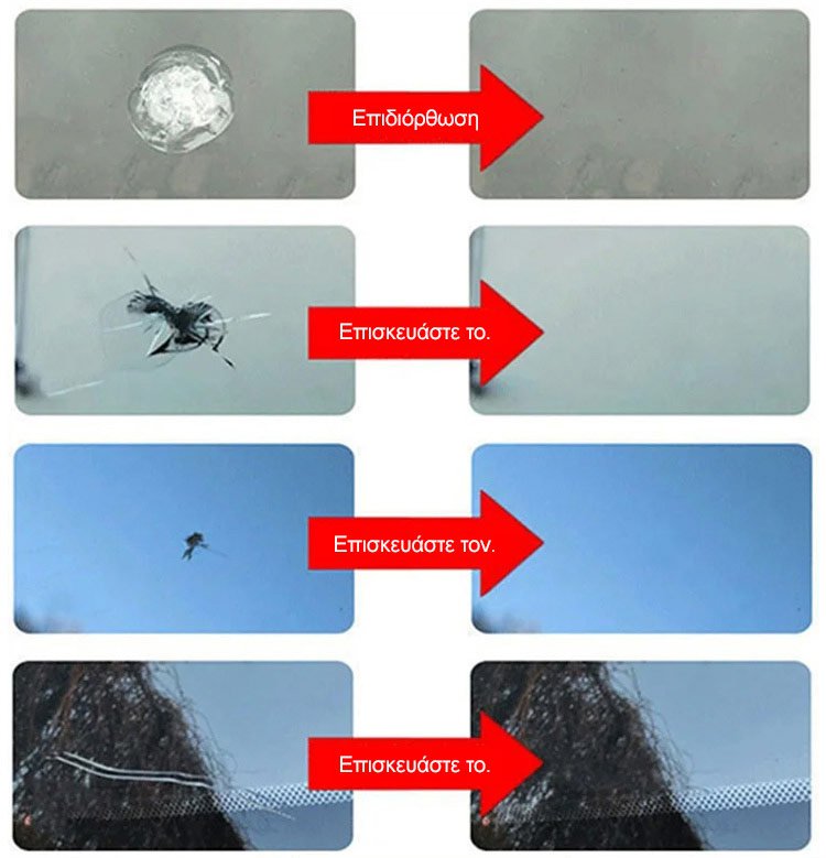 Υγρό επιδιόρθωσης ρωγμών εισαγωγής γυαλιού