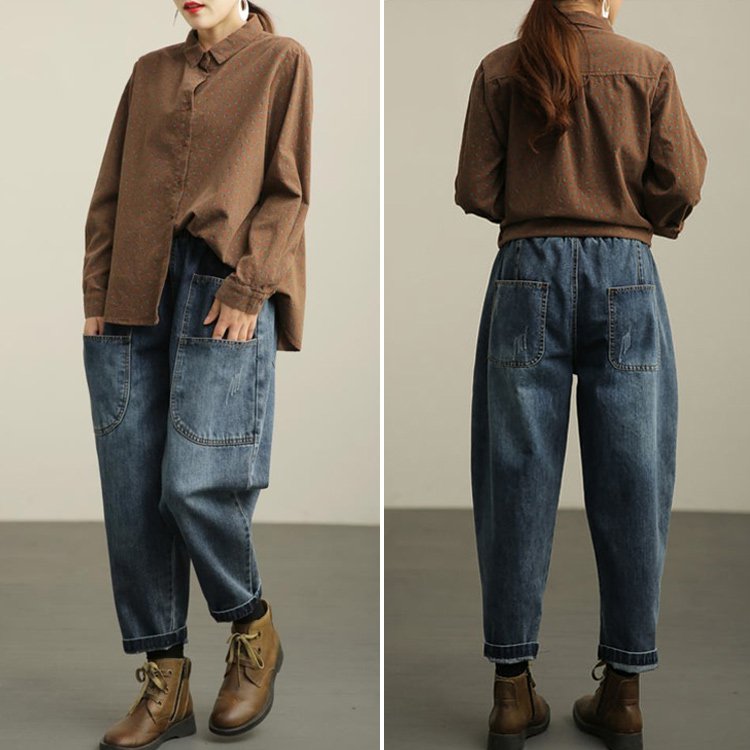 【30年経っても色褪せない】デニムサルエルパンツ