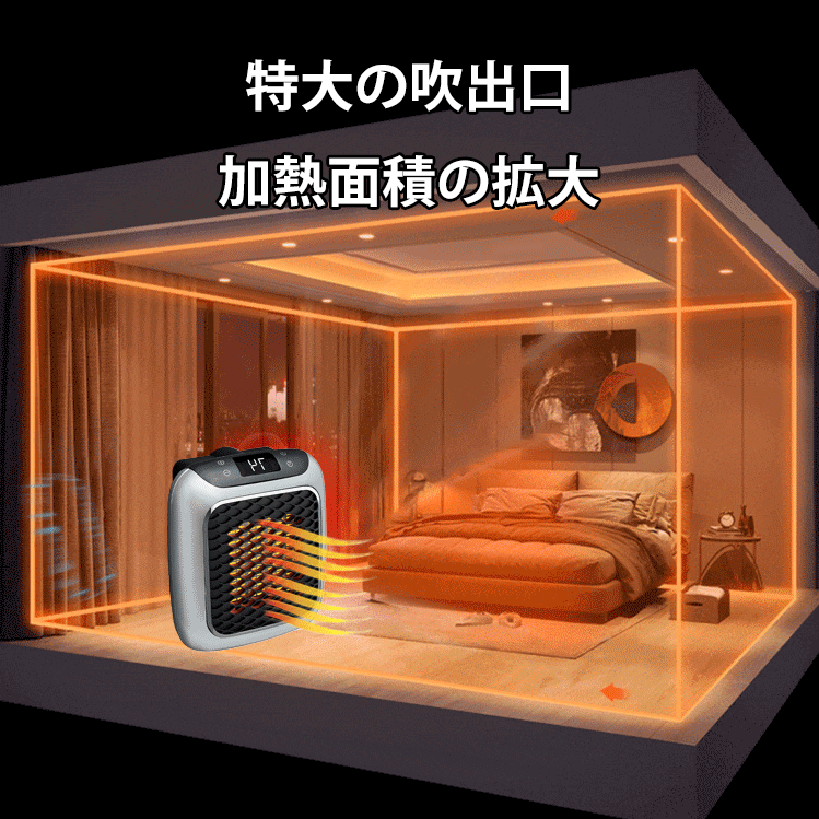 壁掛け式電気ヒーター