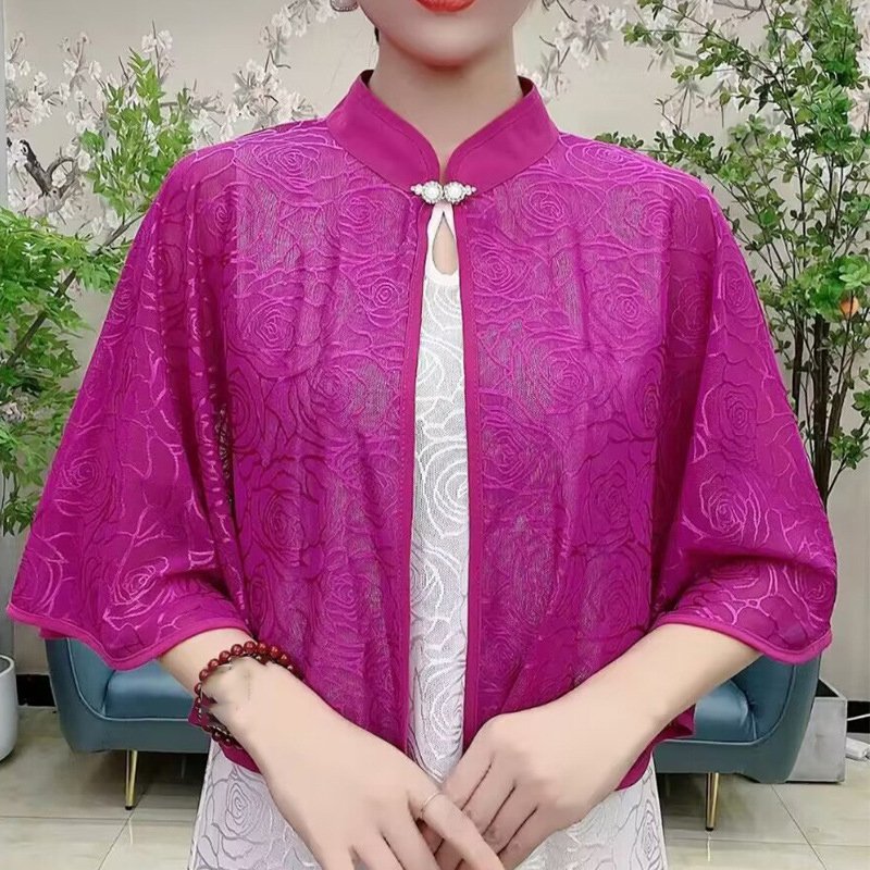 蕾絲鏤空復古外搭小披肩