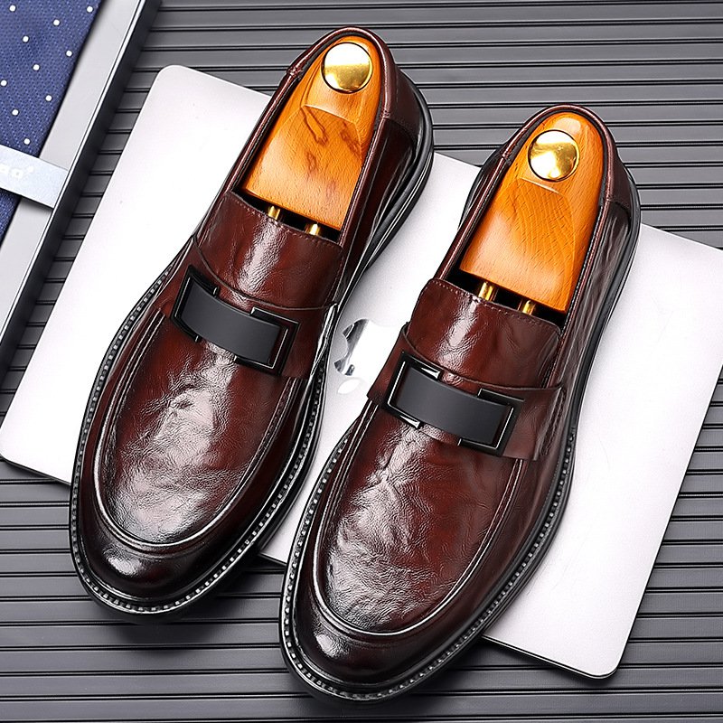 남성 비즈니스 캐주얼 가죽 구두