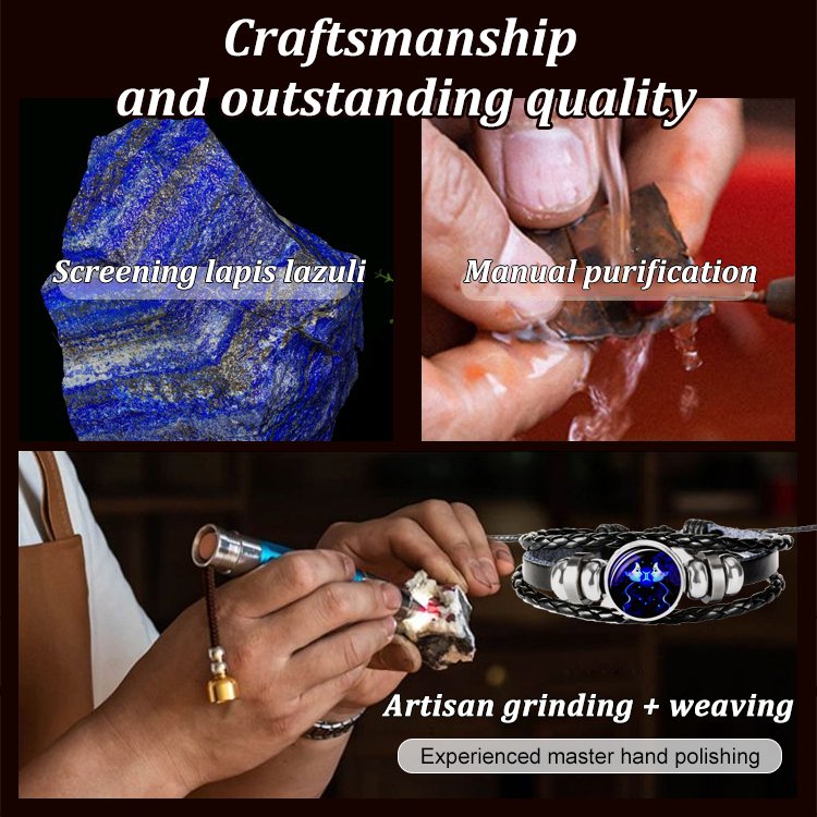 Twelve constellation luminous bracelet for men and women