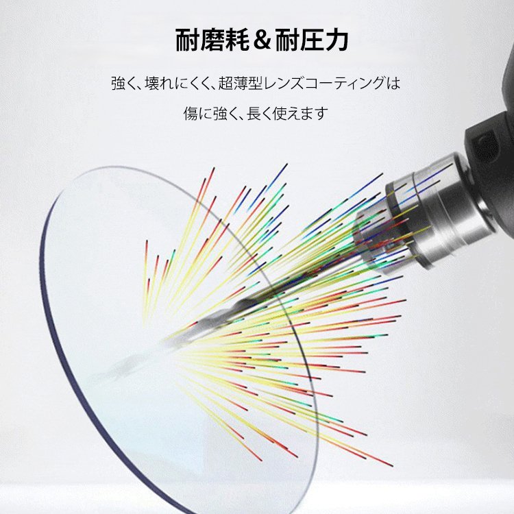 フレームレスブルーライト防止老眼メガネ