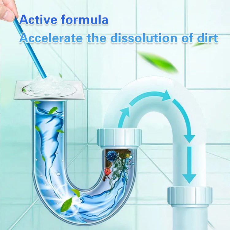 Pipe dredging and cleaning stick