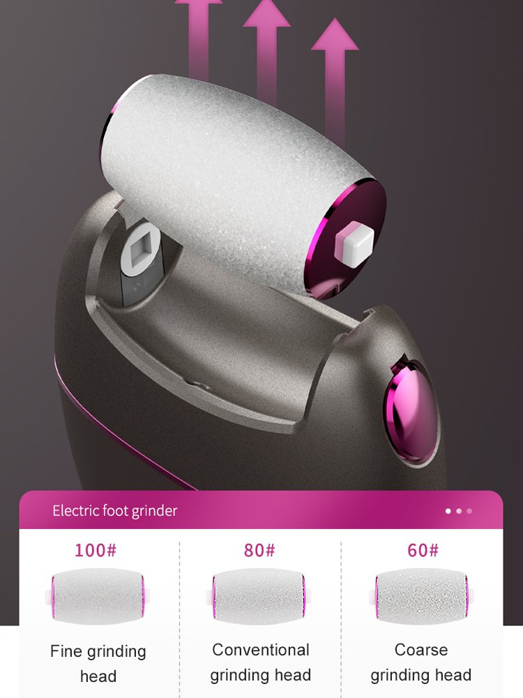 Multifunctional electric foot grinder