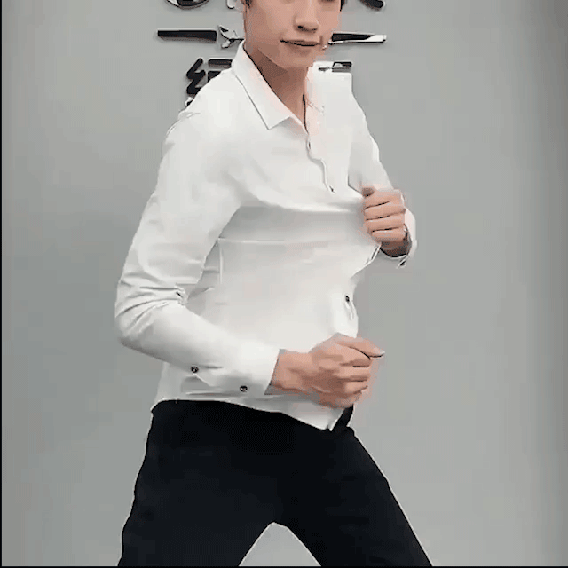 Elastyczna koszula z długim rękawem