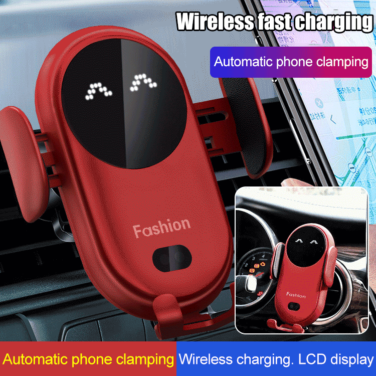 Wireless charging car mounted phone bracket