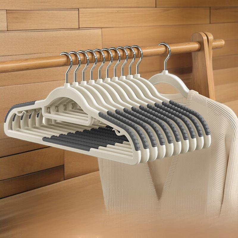 가정용 플라스틱 두꺼운 옷걸이 전체 이미지