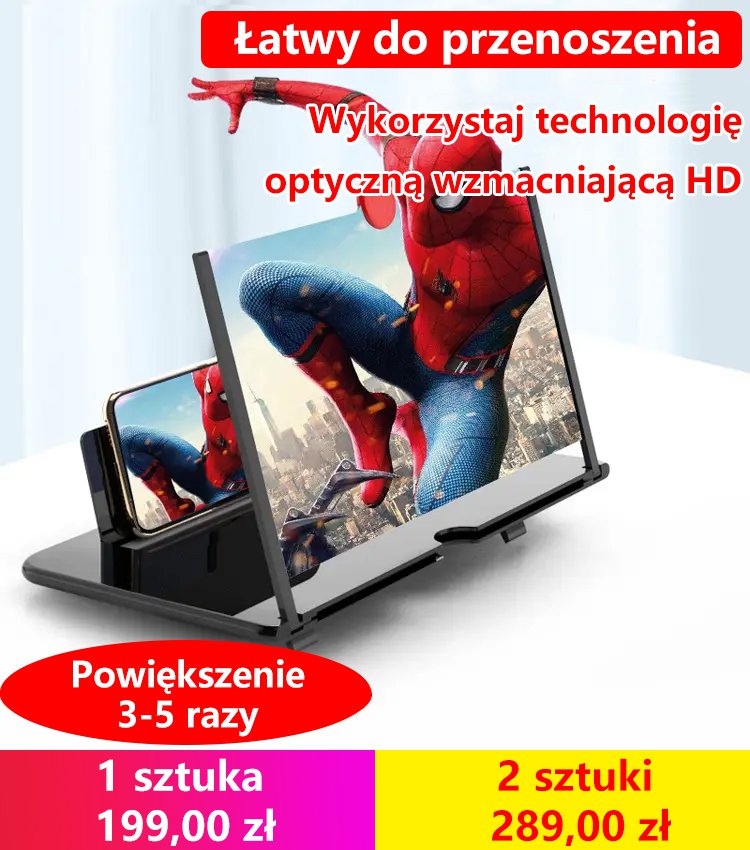 Lupa do ekranu telefonu 3D HD