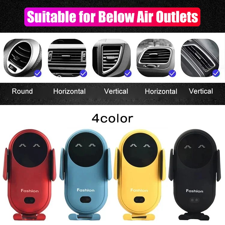 Wireless charging car mounted phone bracket