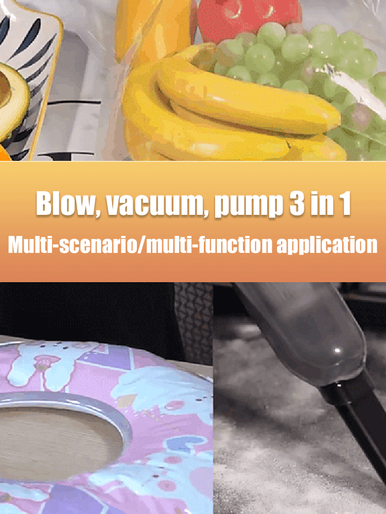 Multifunctional portable car vacuum cleaner