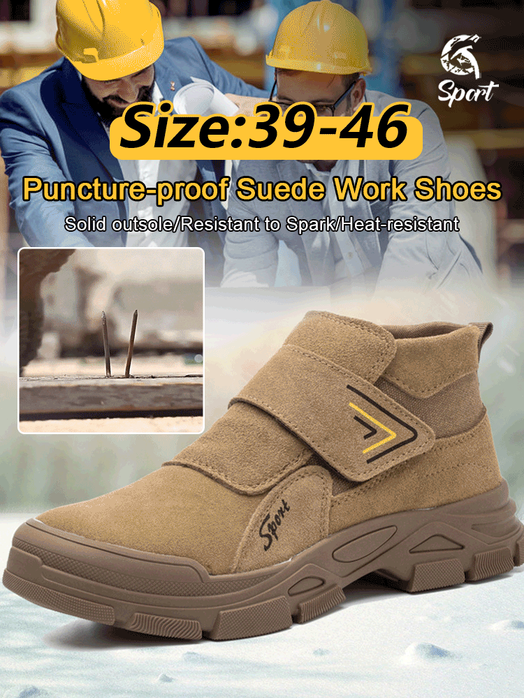 Anti-Shock Puncture-proof Work Shoes for Men