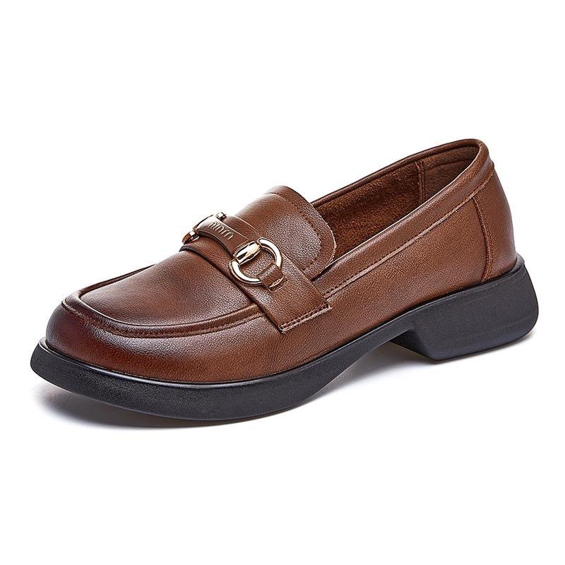 British-style soft-soled non-slip loafers for women