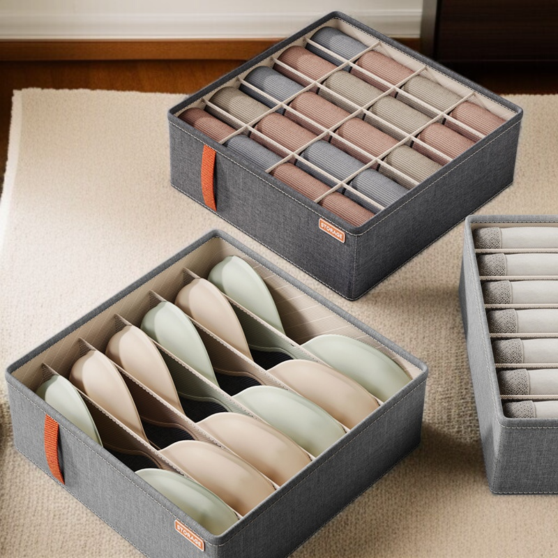 Cabinet storage box for neatly organizing jeans