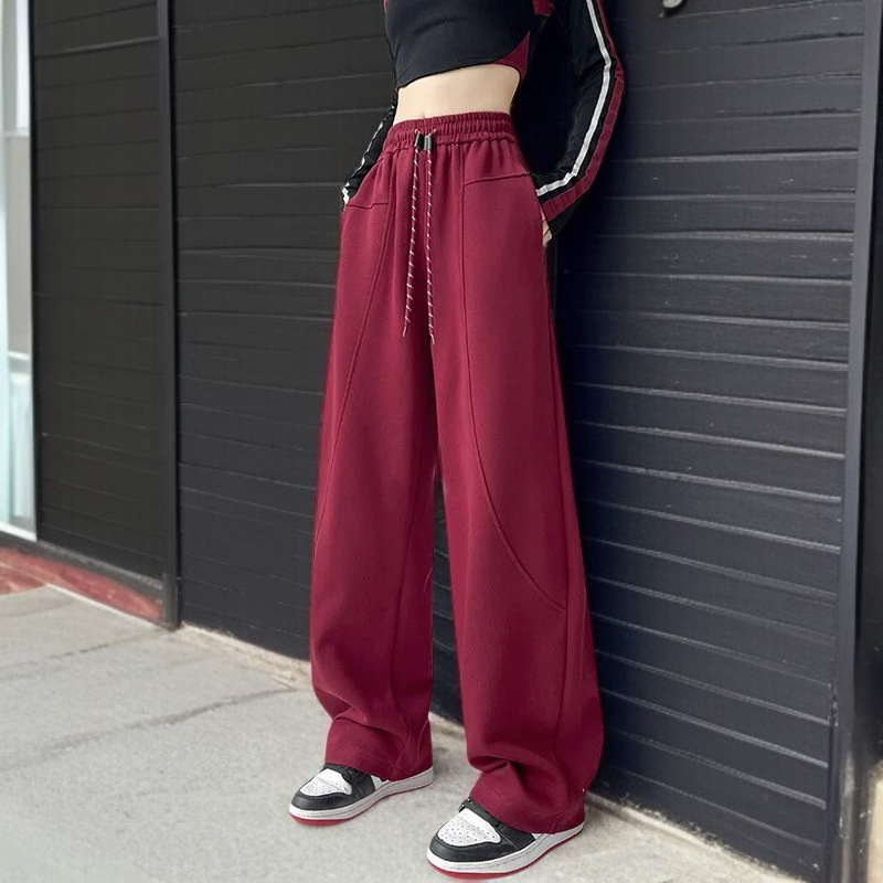 편안한 착용감의 일자 트레이닝 팬츠