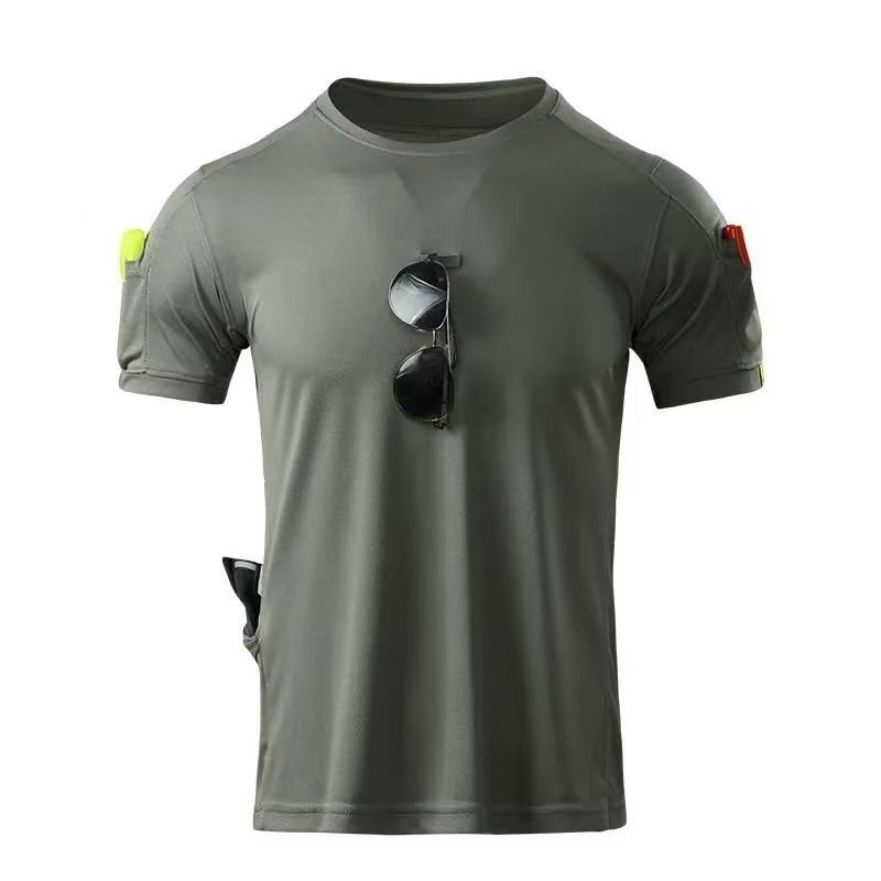 Second generation multi-pocket quick-drying tactical T-shirt