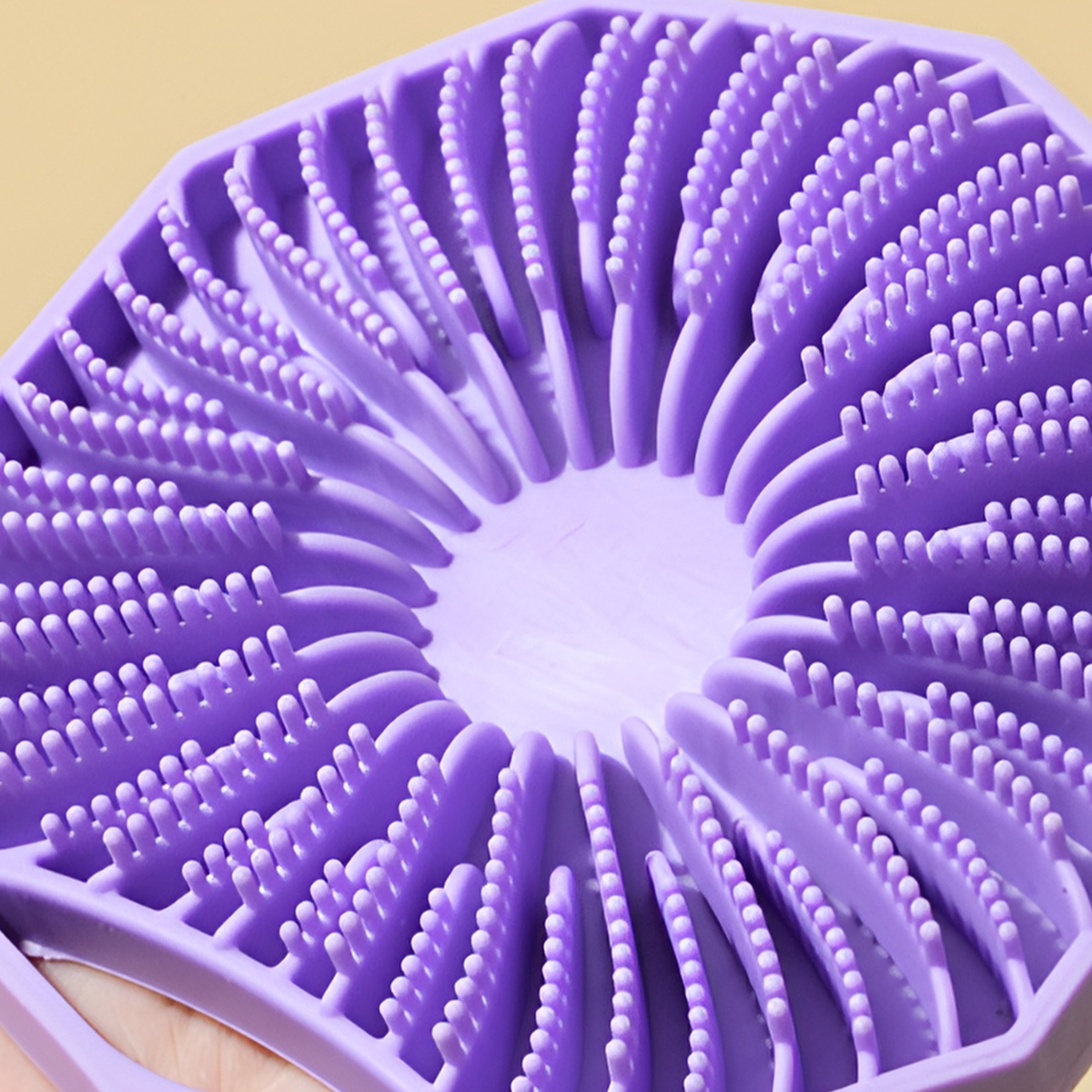 실리콘 목욕 브러시의 인체공학적 손잡이