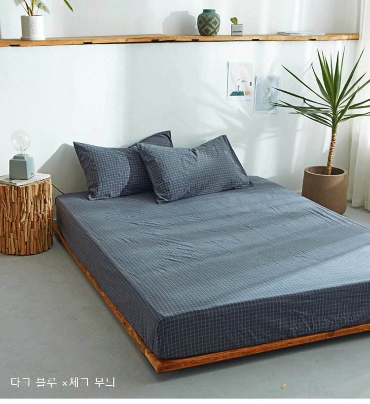 부드럽고 포근한 촉감의 침대 시트