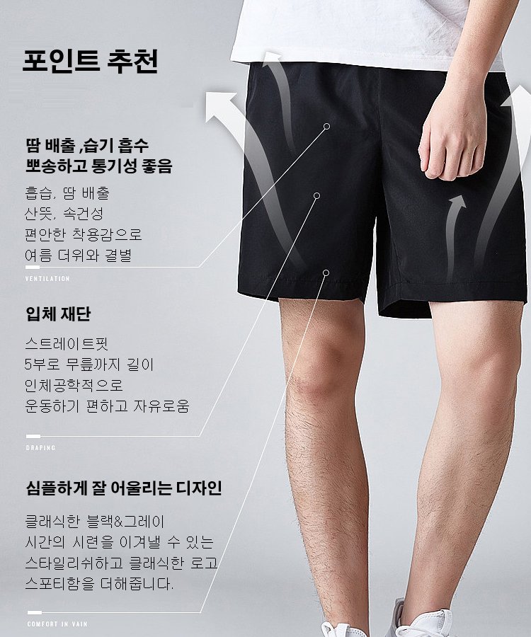 패션 스타일링 남성 팬츠 