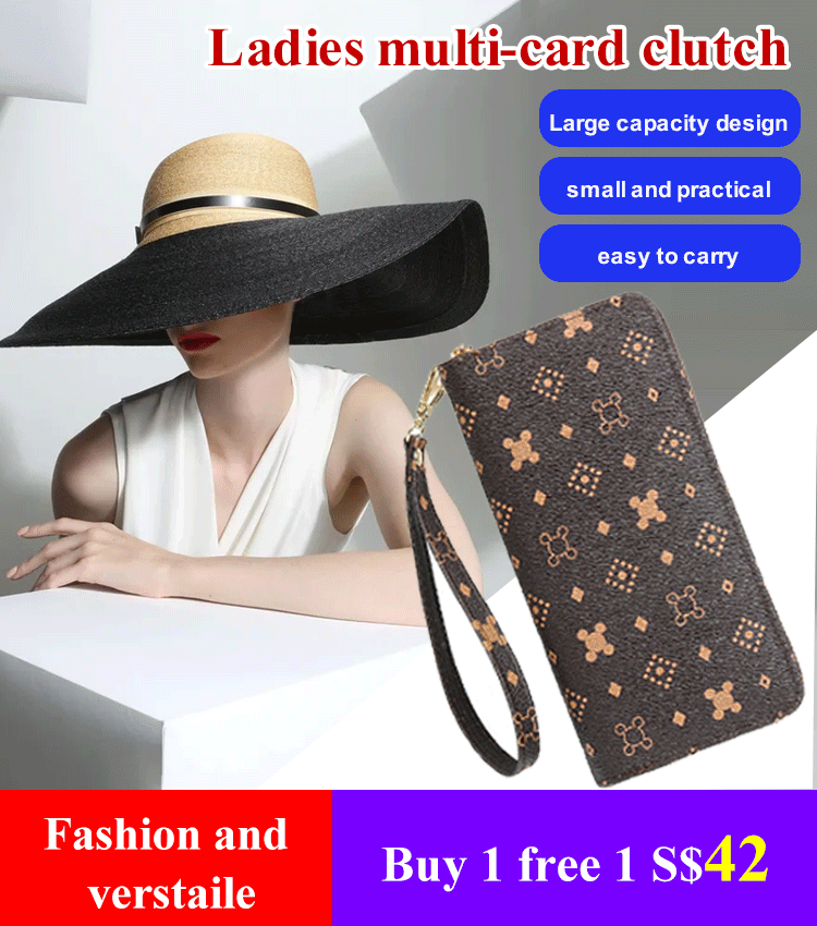 Ladies Multi-Card Clutch Bag
