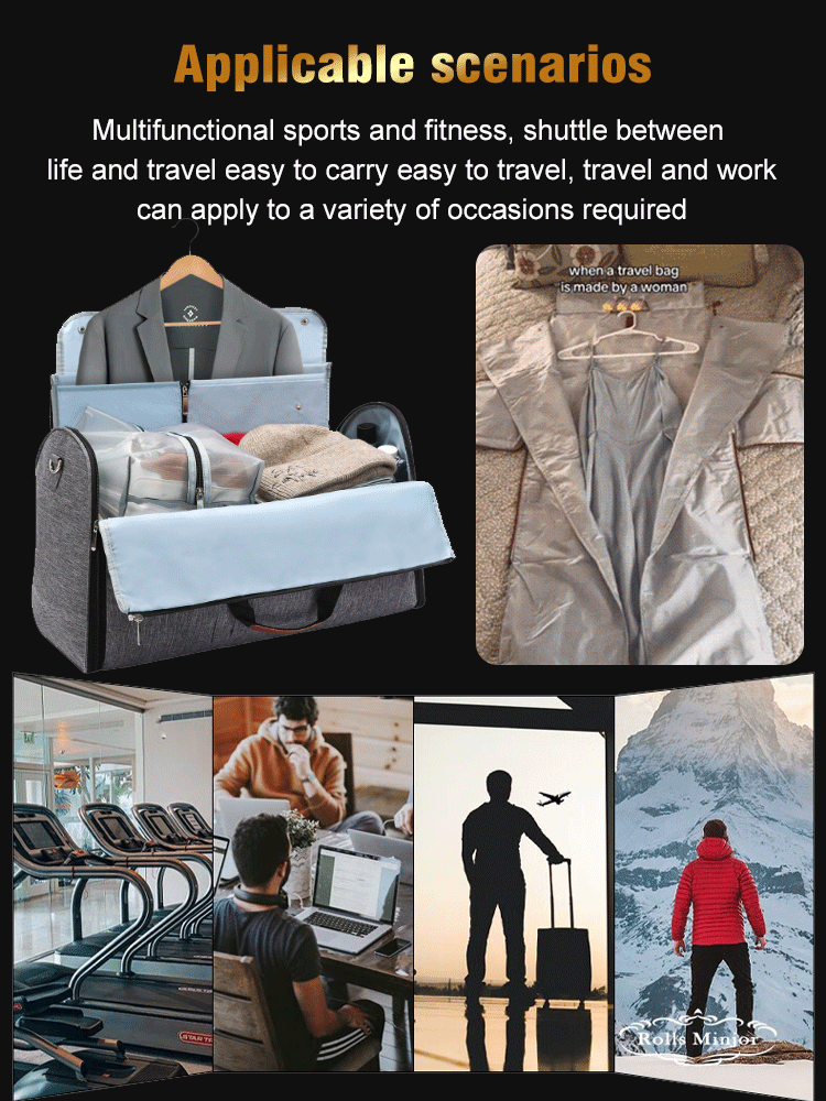 Multifunctional luggage for folding and storing travel