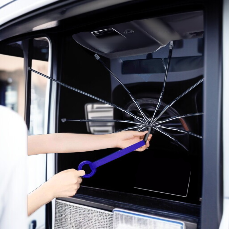 簡単取り付け折り畳み式サンバイザー