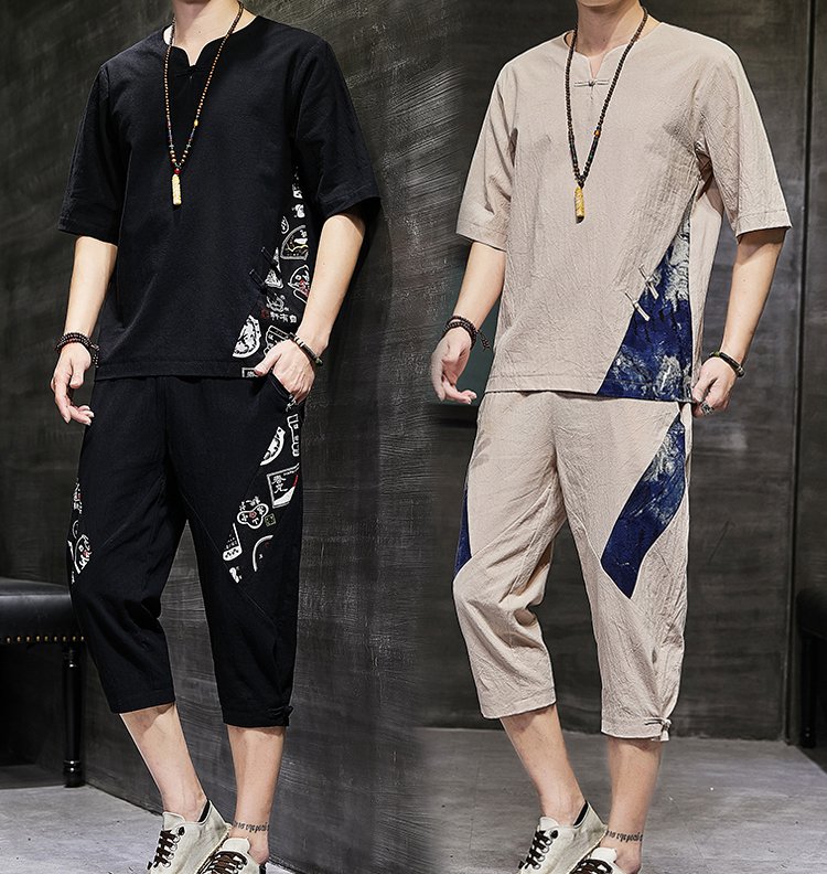 綿麻セットアップ素材の質感アップ