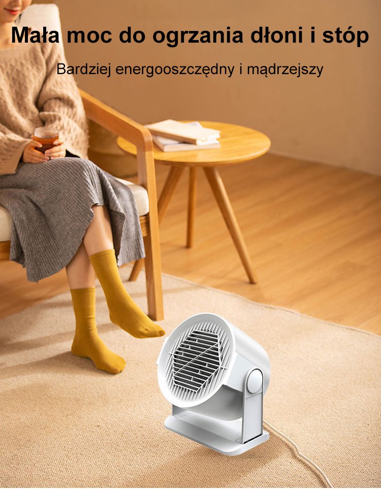 Łatwy w obsłudze przenośny grzejnik