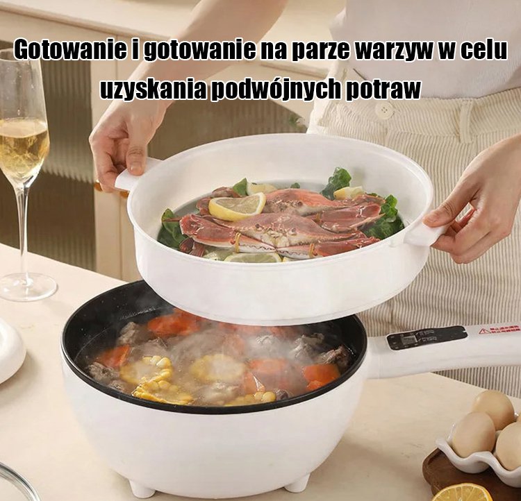 Wielofunkcyjna, inteligentna, zintegrowana patelnia elektryczna
