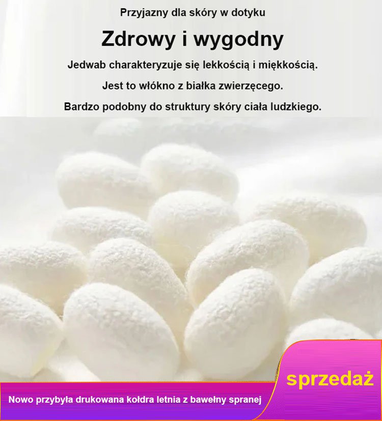 Nowo przybyła drukowana kołdra letnia z bawełny spranej