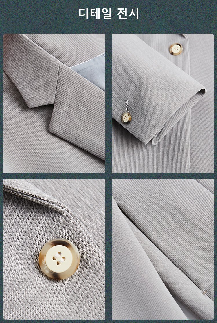 남성용 트렌디 정장 세트 제품 사진