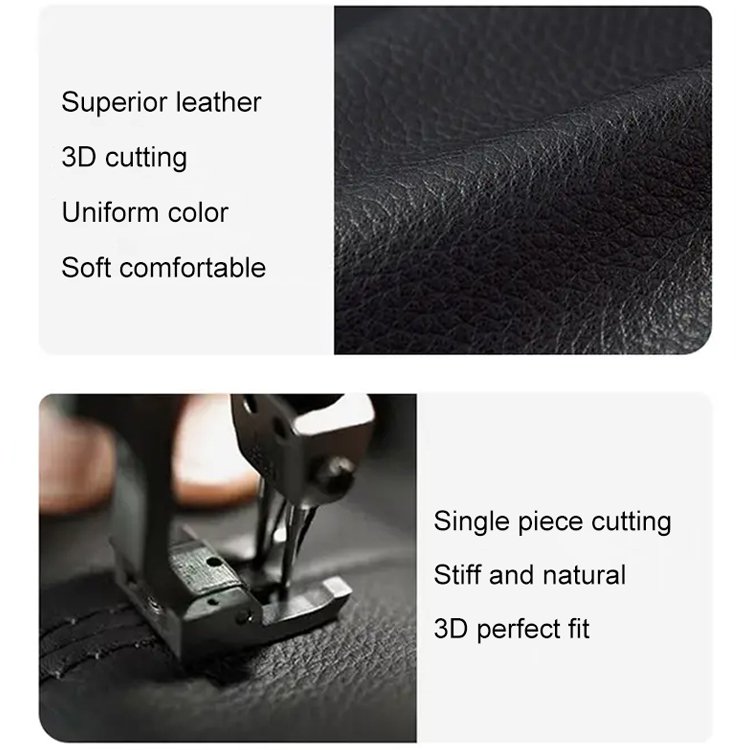 Stand-Collar Slim Leather Jacket