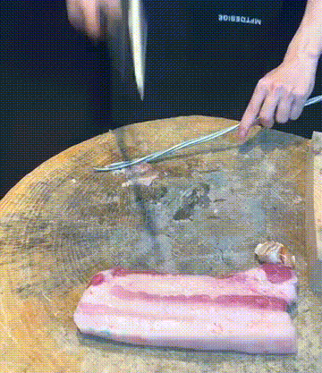 스테인리스 주방용 식칼 전체 모습